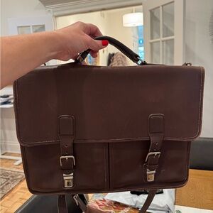 Coach Classic Brown Leather Briefcase
